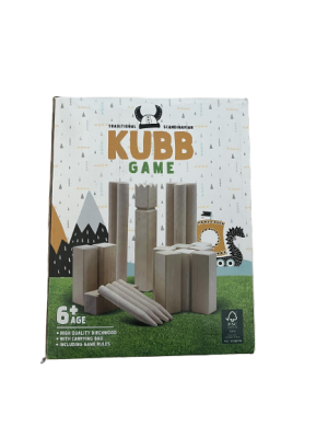 Traditional Scandinavian Kubb Game 3+ 